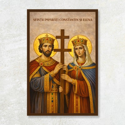 Icoana Sfintii Imparati Constantin si Elena