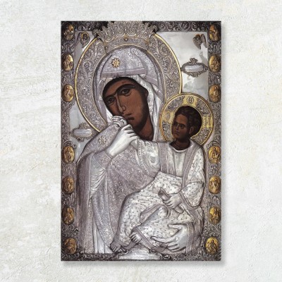 Icoana Maicii Domnului PARAMYTHIA de la Mănăstirea Vatoped din Sf Munte Athos