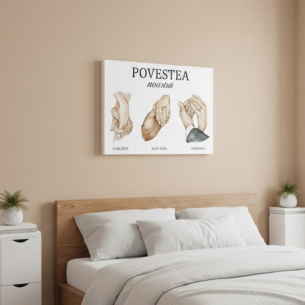 Tablou personalizat Povestea Noastra