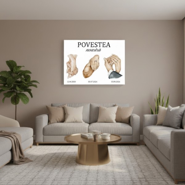 Tablou personalizat Povestea Noastra