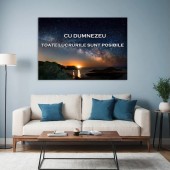 Tablou Canvas Cu Dumnezeu toate lucrurile sunt posibile
