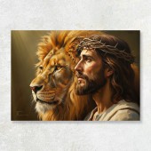 Tablou pe panza Regele vietii