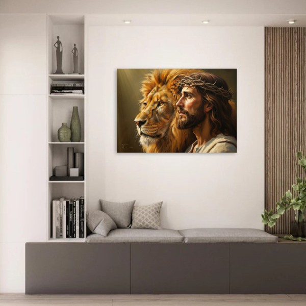 Tablou pe panza Regele vietii