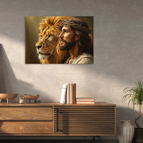 Tablou pe panza Regele vietii