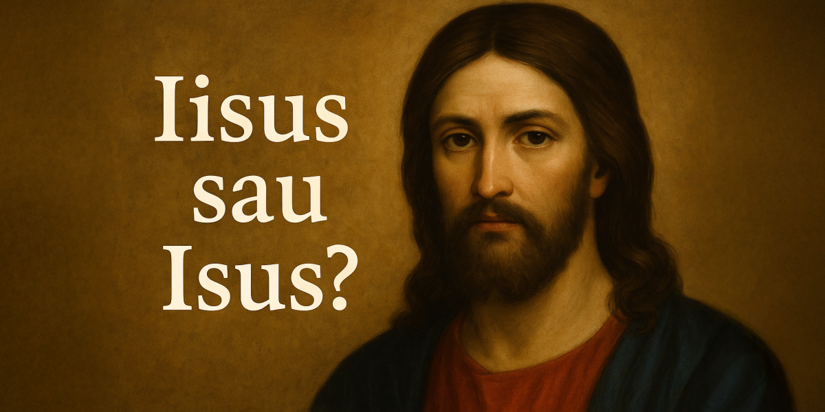 Iisus sau Isus?