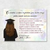 Tablou personalizat pentru fiica ta – ziua absolvirii