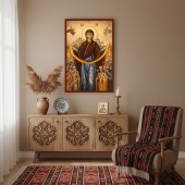 Icoana Acoperamantul Maicii Domnului