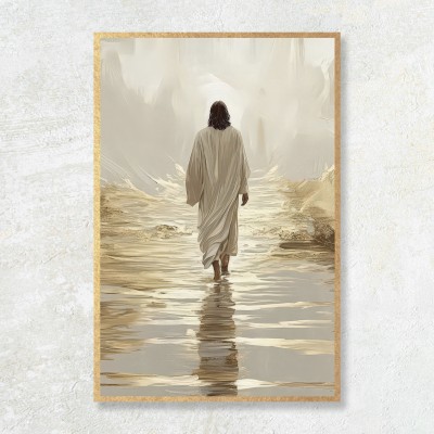 Tablou canvas Drumul Celest, placat manual cu foita aurie, aduce eleganta si rafinament in orice decor