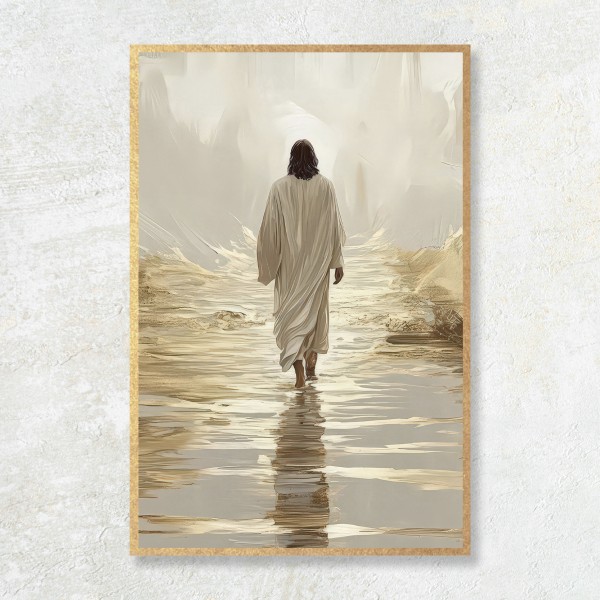 Tablou canvas Drumul Celest, placat manual cu foita aurie, aduce eleganta si rafinament in orice decor