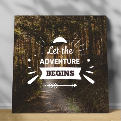 Tablou canvas Let the adventure begins