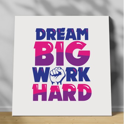Tablou canvas Work Hard