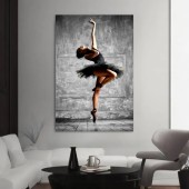 Tablou canvas cu balerina Gratia Dansului Etern