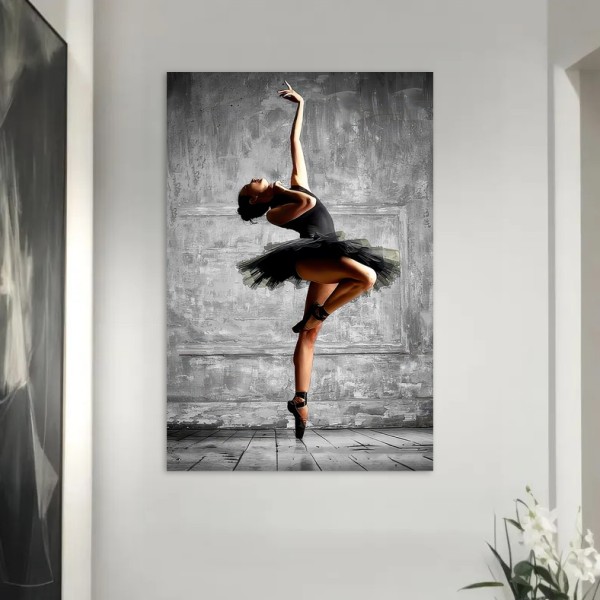 Tablou canvas cu balerina Gratia Dansului Etern