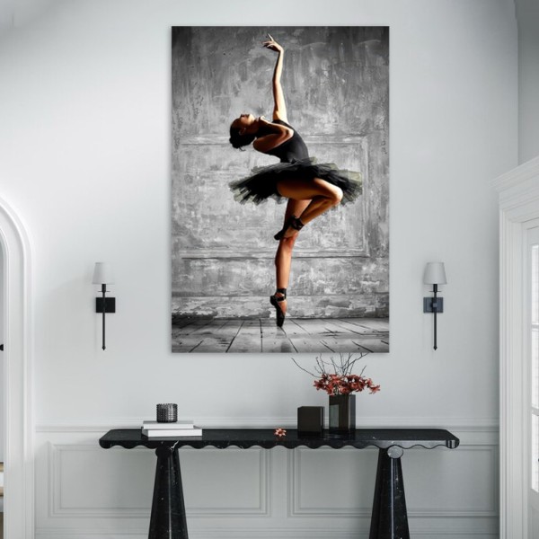 Tablou canvas cu balerina Gratia Dansului Etern