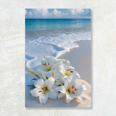 Tablou canvas Crini la malul marii