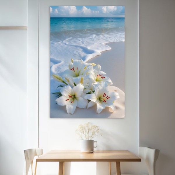 Tablou canvas Crini la malul marii