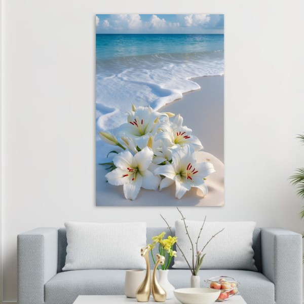 Tablou canvas Crini la malul marii