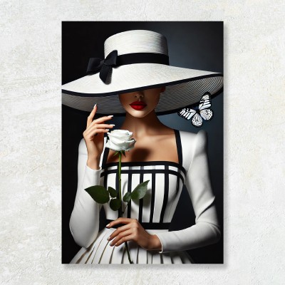 Tablou canvas White lady