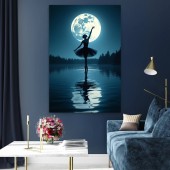Tablou canvas Balet sub luna