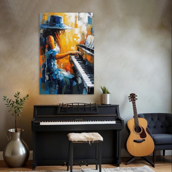 Tablou canvas Pianista din vis