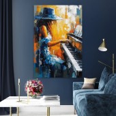 Tablou canvas Pianista din vis