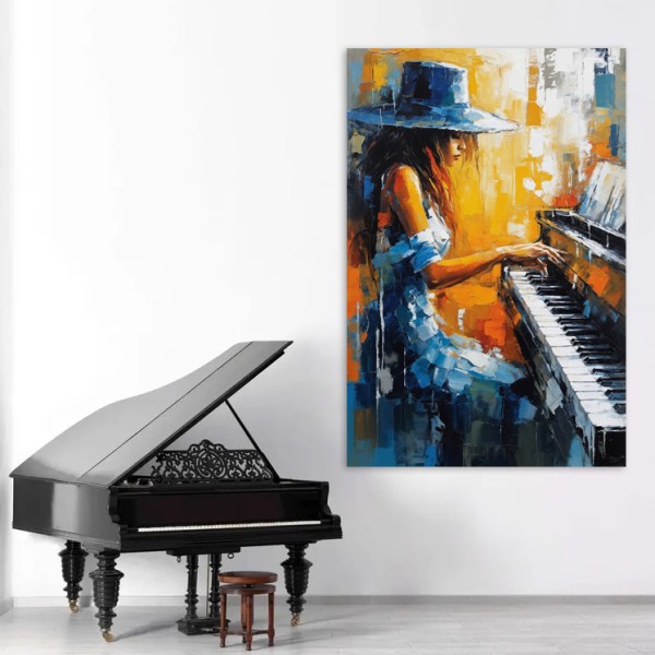 Tablou canvas Pianista din vis
