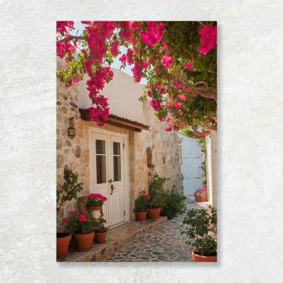 Tablou canvas Sub Coroana Roz