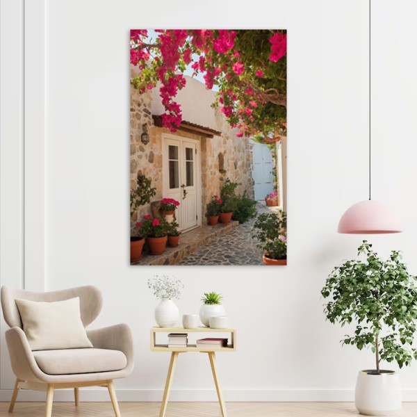 Tablou canvas Sub Coroana Roz