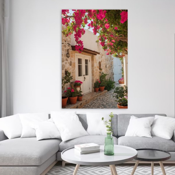 Tablou canvas Sub Coroana Roz