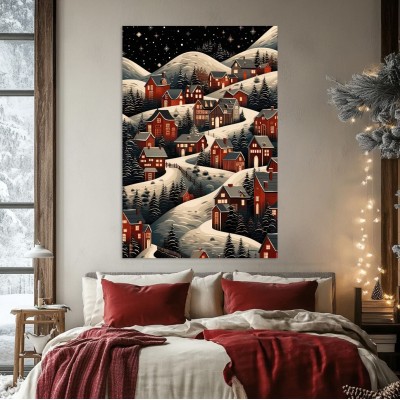 Tablou Canvas - Împreună la Crăciun