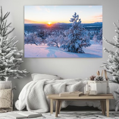 Tablou Canvas de Crăciun – Poveste de iarnă