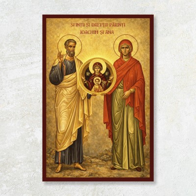 Icoana Sfintii Parinti Ioachim si Ana