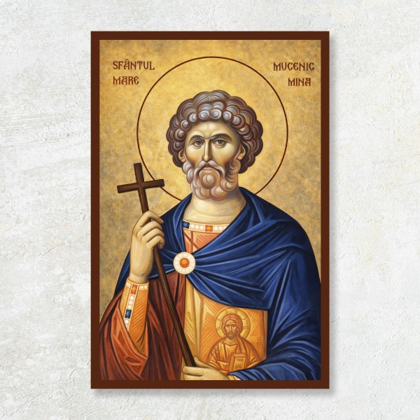 Icoana Ortodoxa Sfântul Mucenic Mina