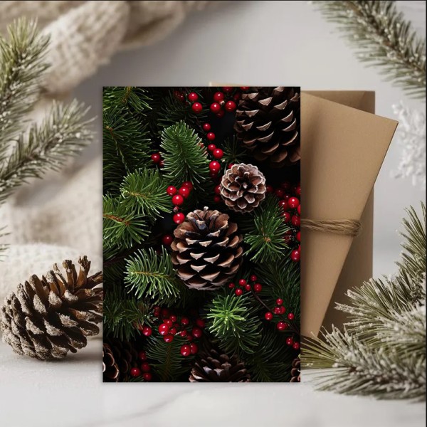 Tablou Canvas de Crăciun – Aurora Crăciunului