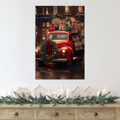 Tablou Canvas de Crăciun – Călătorie spre Magie