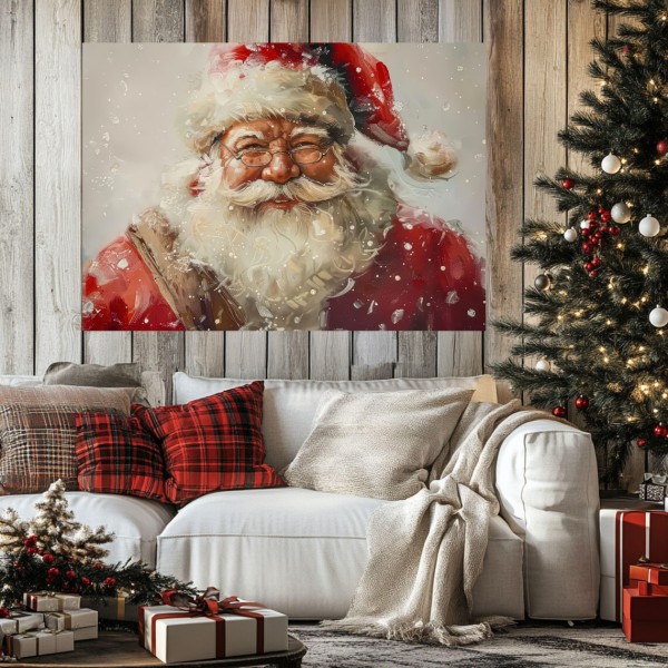 Tablou Canvas de Crăciun - Un zâmbet cât o mie de daruri