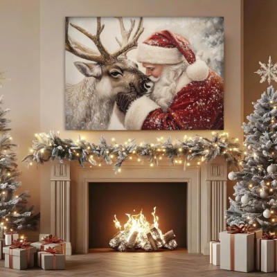 Tablou Canvas de Crăciun - O prietenie de Crăciun