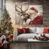 Tablou Canvas de Crăciun - O prietenie de Crăciun