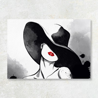 Tablou canvas Gânduri Sub Pălărie