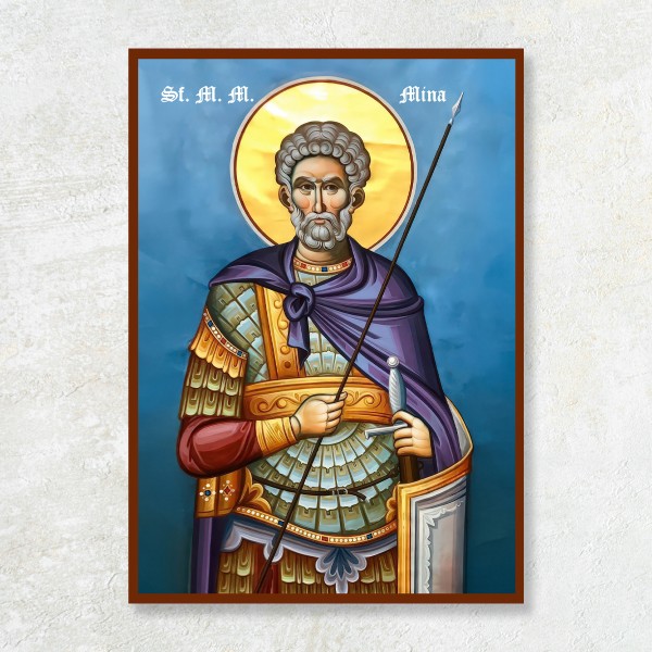 Icoana Sfântul Mucenic Mina