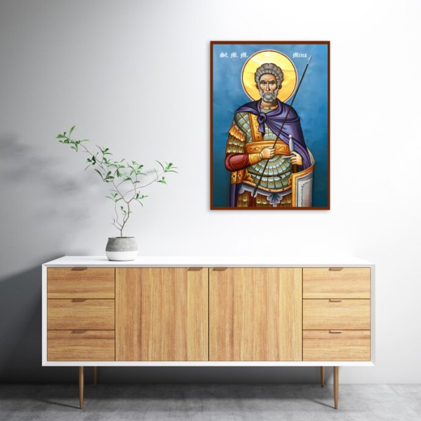 Icoana Sfântul Mucenic Mina