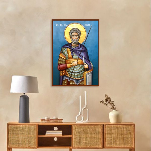 Icoana Sfântul Mucenic Mina