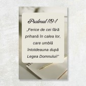 Tablou Canvas Versete biblice - Legea Domnului