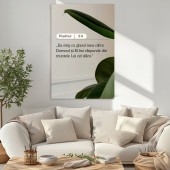 Tablou Canvas Versete biblice - Eu strig cu glasul meu