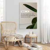Tablou Canvas Versete biblice - Eu strig cu glasul meu