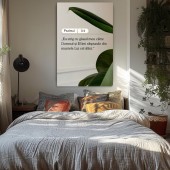 Tablou Canvas Versete biblice - Eu strig cu glasul meu