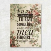 Tablou Canvas Versete biblice - "Tu Esti Domnul Meu"