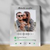 Tablou Spotify pe panza cu poza ta