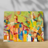 Tablou canvas abstract multicolor