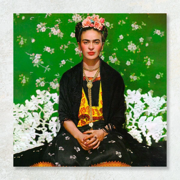 Tablou Frida Kahlo green flower